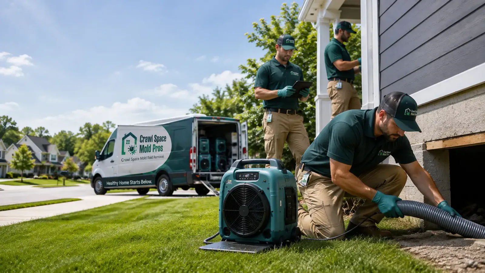 Crawl Space Mold Removal in Keedysville, MD